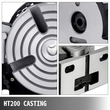 VEVOR 150mm/5.9In Vertical &amp; Horizontal Rotary Table, 150MM Dividing Head Στρογγυλή Περιστροφική Τραπεζιά Εργασίας Σύστημα Ευρετηρίου Μηχανής Φρέζας Ρυθμιζόμενη βίδα 5,9 ιντσών Σύστημα ευρετηρίου διαχωριστικής πλάκας
