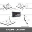 Οθόνη ψηφιακής ανάγνωσης 3 αξόνων Lathe Machine Drilling Cnc Milling Dro Display