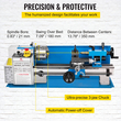 VEVOR Mini Metal Lathe 550W Variable Speed ​​Metal Lathe 50 to 2500Rpm Precision Mini Benchtop Lathe 7x14 Inch for Mini Precision Parts Processing Επεξεργασία δειγμάτων Εργασίες Μοντελοποίησης