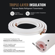 VEVOR Mini Split Line Set 6,4x9,5 x7620mm Χάλκινος σωλήνας AC με καλώδιο σύνδεσης