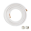 Set Mini Split Line VEVOR 7620mm, σωλήνες χαλκού σωλήνων OD 6,4 &amp; 12,7mm και μόνωση τριπλής στρώσης, για εξοπλισμό ψυκτικού ή αντλίας θέρμανσης Mini Split Air Condition &amp; HVAC με ταινίες περιτύλιξης.