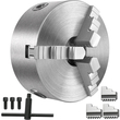 VEVOR K11-160 Τσοκ τόρνου 6 ιντσών 3 σιαγόνων αυτοκεντριζόμενο από σκληρό ατσάλι ημι-ατσάλι Εσωτερική σιαγόνα 160 mm Φρέζα Χυτοσίδηρος