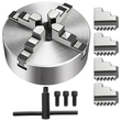 VEVOR K12-125 125mm τσοκ τόρνου 5 ιντσών 4 σιαγόνων Αναστρέψιμο αυτοκεντριζόμενο CNC φρέζα από χυτοσίδηρο