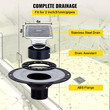 VEVOR Waterproofing Shower Kit Σετ Ντους Δίσκος 38&#039;&#039;x60&#039;&#039; με Offset Drain ABS