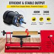 VEVOR Wood Lathe, Woodturning Lathe 14 Inch x 20 Inch , 4 Speed ​​1100/1600/2300/3400 RPM Small Wood Lathe, 220V 400W Woodturning Lathe Machine with Three Chisels and Keys