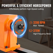VEVOR Πάγκος Ξύλο Τόρνος, 10 in x 18 in, 0,5 HP 370W Power Wood Turning Machine, 5 Variable Speeds 680/1100/1600/2200/3200 RPM with Rod Injection Wrenches Faceplate Foot Pads, για ξυλουργικές εργασίες