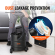 Ηλεκτρική σκούπα VEVOR Ash, 20 L με ισχυρή αναρρόφηση 1200 W, Συλλέκτης Ash Vac με εύκαμπτο σωλήνα &amp; ρόδες 1,2 M, για τζάκια, σόμπες pellet, ξυλόσομπα, καυστήρα κορμού, ψησταριές, φούρνους πίτσας, λάκκους