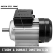 VEVOR 2.2KW/3HP Αεροσυμπιεστής με 2 Πόλους, Συμπιεστές Ηλεκτροκινητήρων 240V 50HZ 2900U/min 90L με μονοφασικούς ηλεκτροκινητήρες