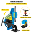 VEVOR Tube Notcher Kit 60 Degree Pipe Tubing Notcher with 9 Pc Bi-Metal Hole Saw;3/4&quot; -2-1/4&quot; with Case Tubing and Pipe Notcher 2 Drills Tube Notcher Tool για κοπή οπών σε μέταλλο, ξύλο, πλαστικό .