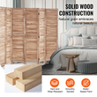 VEVOR Wood Divider Room Ξύλινο πάνελ 8 για Διαχωρισμό Δωματίων Home Office
