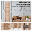 VEVOR Wood Divider Room Ξύλινο πάνελ 8 για Διαχωρισμό Δωματίων Home Office