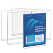 Βάση επιγραφών VEVOR Acrylic Sign 6 Pack 8,5 x 11 ιντσών, διπλής όψης
