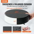VEVOR Rolling Stools με ρόδες, 400 LBS Weight Capacity Σκαμπό ρυθμιζόμενου ύψους με εξαιρετικά παχύ μαξιλάρι καθίσματος, περιστρεφόμενη καρέκλα σκαμπό για σαλόνι, μπαρ, σπίτι, γραφείο, τατουάζ, ιατρικό, μασάζ, μαύρο