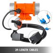 VEVOR Concrete Vibrator 220V Κινητήρας Δονούμενος κινητήρας 100W μονοφασικός AC Ηλεκτρικός δονούμενος κινητήρας Θήκη από κράμα αλουμινίου 3000rpm Ασύγχρονος κινητήρας δόνησης 2M Cable Concrete Vibrator IP65 Αδιάβροχο