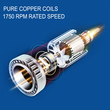 12V DC MOTOR, 1HP, 56C Frame, 1750rpm, TEFC, Μόνιμος μαγνήτης, Ολοκαίνουργιο
