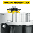 Ηλεκτρικός κινητήρας VEVOR 24V DC Brushed, Κινητήρας μείωσης γραναζιών 350W 3000 RPM, Βουρτσισμένος κινητήρας DC με 9 δόντια για αλυσίδα #410 για Ηλεκτρονικό ποδήλατο