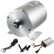 VEVOR 1800W Ηλεκτρικό κιτ κινητήρα DC χωρίς ψήκτρες 48V Κινητήρας υψηλής ταχύτητας χωρίς ψήκτρες με ελεγκτή ταχύτητας 38A και σετ καλωδίωσης πεντάλ γκαζιού για ηλεκτρικό σκούτερ Go Kart E-Bike