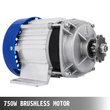 Ηλεκτρικός κινητήρας χωρίς ψήκτρες 48v Dc 750w W Controller Diy Bicycle Go-kart Reduction