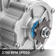 VEVOR Brushed Motor Go Kart 24 Volt 250 Watts Μείωση ταχυτήτων l Σετ μοτέρ σκούτερ ηλεκτρικού κινητήρα με λαβές γκαζιού ταχύτητας με γρανάζι γρανάζι με αλυσίδα DC μοτοποδήλατο για E-Scooter Mini Bike Go-kart