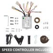 VEVOR Brushed Motor Go Kart 24 Volt 250 Watts Μείωση ταχυτήτων l Σετ μοτέρ σκούτερ ηλεκτρικού κινητήρα με λαβές γκαζιού ταχύτητας με γρανάζι γρανάζι με αλυσίδα DC μοτοποδήλατο για E-Scooter Mini Bike Go-kart