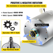 Κινητήρας χωρίς ψήκτρες VEVOR 3000W 72V, Ηλεκτρικός κινητήρας σκούτερ με ελεγκτή υψηλής ταχύτητας 4900 RPM για Mini Bike Quad και Go-Kart