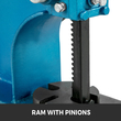 VEVOR Arbor Press 1 Ton Εγχειρίδιο Desktop Arbor Press 4-5/8 ίντσες Μέγιστο ύψος Βαρέως τύπου Arbor Press Χυτοσίδηρο Υλικό για πριτσίνωμα οπών διάτρησης