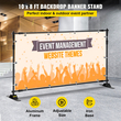 VEVOR Step and Repeat 8&#039;x8&#039;- 10&#039;x8&#039; Backdrop Banner Stand Ρυθμιζόμενο τηλεσκοπικό αναδιπλούμενο ύψος και πλάτος βάση banner με τσάντα μεταφοράς