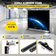 VEVOR Step and Repeat 8&#039;x8&#039;- 10&#039;x8&#039; Backdrop Banner Stand Ρυθμιζόμενο τηλεσκοπικό αναδιπλούμενο ύψος και πλάτος βάση banner με τσάντα μεταφοράς