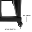 VEVOR Media Roll Storage Rack, βαρέως τύπου Digital Media Vinyl Cart Mobile Rack, 27,5&quot; x 27,5&quot; x 17,5&quot; Rolling Vinyl Cart 16-roll, πυρήνα 2