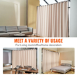 VEVOR Room Divider, 8 ft x 10 ft φορητό διαχωριστικό δωματίων με πάνελ με ρόδες Διαιρέτη κουρτινών Βάση, διαχωριστικό δωματίου Οθόνη απορρήτου για γραφείο, υπνοδωμάτιο, τραπεζαρία, μελέτη, χακί