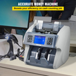 Μηχάνημα VEVOR Money Machine, Μετρητής Χρημάτων Μικτών Ονομασιών, Μικρός μετρητής 5 ανίχνευσης πλαστών, Μηχάνημα μετρητών πολλαπλών λειτουργιών, 800/1000/1200/1500 τμχ/λεπτό Μηχάνημα μέτρησης σημειώσεων για τράπεζα