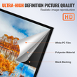 VEVOR 110 Inch Diagonal Projector Screen 16:9 4K HD Projector Screen Movie Οθόνη Fixed Frame 3D Projector for Home Threater Outdoor Use (110inch)