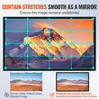 VEVOR 110 Inch Diagonal Projector Screen 16:9 4K HD Projector Screen Movie Οθόνη Fixed Frame 3D Projector for Home Threater Outdoor Use (110inch)
