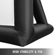 VEVOR 6mx4m Τεράστια φουσκωτή οθόνη ταινίας 13,5x6,8ft Φορητή οθόνη προβολέα 3D εξωτερική οθόνη προβολέα για υπαίθριο θέατρο χωρίς φυσητήρα (6x4m)