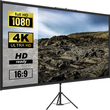 VEVOR Τρίποδος Οθόνη Προβολέα 60 ιντσών 16:9 4K HD προβολής οθόνης Βάση χωρίς ζάρες Ρυθμιζόμενη Ύψος Φορητή οθόνη για Προβολέα εσωτερικού &amp; εξωτερικού χώρου για ταινίες, οικιακός κινηματογράφος, gaming, γραφείο