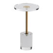 VEVOR Clear Acrylic End Τραπέζι, Ακρυλικό Βοηθητικό Τραπέζι με Στερεά Βάση, 11,9 x 11,9 ιντσών στρογγυλό τραπέζι, 21,4 ιντσών ύψος, για καφέ, ποτό, φαγητό, σνακ που χρησιμοποιείται στο σαλόνι, το υπνοδωμάτιο και το γραφείο
