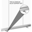 VEVOR Floor Standing Sneeze Guard, 48&quot;x80&quot; Roll-up Banner Stand, Φορητό pull-out Standing Divider, Stand Roll Up Banner για καφέ, γραφείο, ταμείο, κατάστημα, εστιατόριο, τάξη και ρεσεψιονίστ