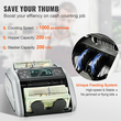 Μετρητής λογαριασμών VEVOR Money Counter Machine με ανίχνευση πλαστών UV MG IR DD