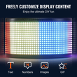 VEVOR 38x10cm Προγραμματιζόμενη πινακίδα LED Πίνακας οθόνης κύλισης P5 Full Color