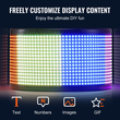 VEVOR 83,5x20cm Προγραμματιζόμενη πινακίδα LED Πίνακας οθόνης κύλισης P5 Full Color