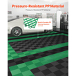 VEVOR Interlocking Drinage Mat Drainage Cushion 12&quot; x 12&quot; Αρθρωτό πλακάκι δαπέδου