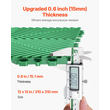 VEVOR Interlocking Drinage Mat Drainage Cushion 12&quot; x 12&quot; Αρθρωτό πλακάκι δαπέδου