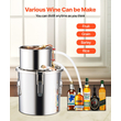 VEVOR Moonshine Still 3 Gal Water Alcohol Distiller Kit ζυθοποιίας από ανοξείδωτο χάλυβα