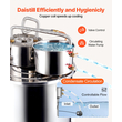 VEVOR Moonshine Still Water Alcohol Distiller 13,2 Gal με βαρέλι Thumper &amp; αντλία νερού