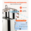 VEVOR Moonshine Still Water Alcohol Distiller 5Gal με βαρέλι Thumper &amp; αντλία νερού 8W