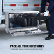 VEVOR Underbody Truck Box, 30&quot;×14&quot;×16&quot; Pickup Storage Box, Heavy Duty Aluminium Diamond Plate Tool Box με κλειδαριά και κλειδιά, Αδιάβροχο κουτί αποθήκευσης τρέιλερ με μάνταλο T-handle για φορτηγό, φορτηγό, ρυμουλκούμενο