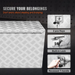 VEVOR Underbody Truck Box, 60&quot;×17&quot;×18&quot; Pickup Storage Box, Heavy Duty Aluminium Diamond Plate Tool Box με κλειδαριά και κλειδιά, Αδιάβροχο κουτί αποθήκευσης τρέιλερ με μάνταλο T-handle για φορτηγό, φορτηγό, τρέιλερ