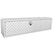 VEVOR Underbody Truck Box, 60&quot;×17&quot;×18&quot; Pickup Storage Box, Heavy Duty Aluminium Diamond Plate Tool Box με κλειδαριά και κλειδιά, Αδιάβροχο κουτί αποθήκευσης τρέιλερ με μάνταλο T-handle για φορτηγό, φορτηγό, τρέιλερ