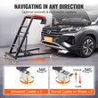 VEVOR Automotive Topside Creeper, με ρυθμιζόμενο ύψος 1219-1930 mm, 400 LBS Capacity High Creeper, 4 περιστρεφόμενοι τροχοί τροχού, αναδιπλούμενο βαρέως τύπου αναρριχητικό φυτό για επισκευή και συντήρηση αυτοκινήτων