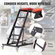 VEVOR Automotive Topside Creeper, με ρυθμιζόμενο ύψος 1219-1930 mm, 400 LBS Capacity High Creeper, 4 περιστρεφόμενοι τροχοί τροχού, αναδιπλούμενο βαρέως τύπου αναρριχητικό φυτό για επισκευή και συντήρηση αυτοκινήτων